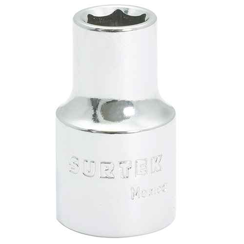 [SUR-F5810HM] DADO CORTO EN TARJETA DE 1/2 METRICO C/6 PUNTAS DE 10mm