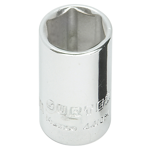 [SUR-4410M] DADO CORTO EN TARJETA DE 1/4 METRICO C/6 PUNTAS DE 10mm