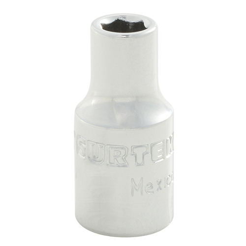 [SUR-4408] DADO CORTO EN TARJETA DE 1/4 STD C/6 PUNTAS DE 1/4