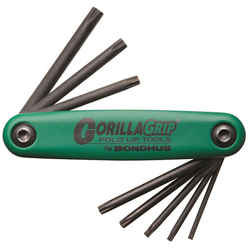 [BON-12638] JUEGO DE LLAVES TIPO NAVAJA TORX P. DE SEGURIDAD TR-9-TR-40