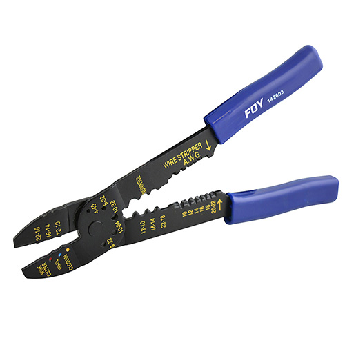 [FOY-142003] PINZA PELACABLE 10-22 AWG DE 9"