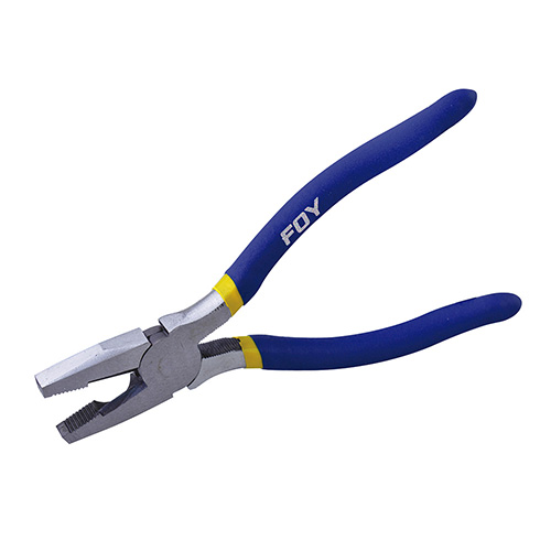 [FOY-142031] PINZA CON MANGO CON DOBLE PLASTISOL PARA ELECTRICISTA DE 7", CORTE LATERAL