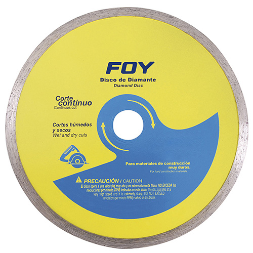[FOY-143510] DISCO DE DIAMANTE CONTINUO, 4-1/2"