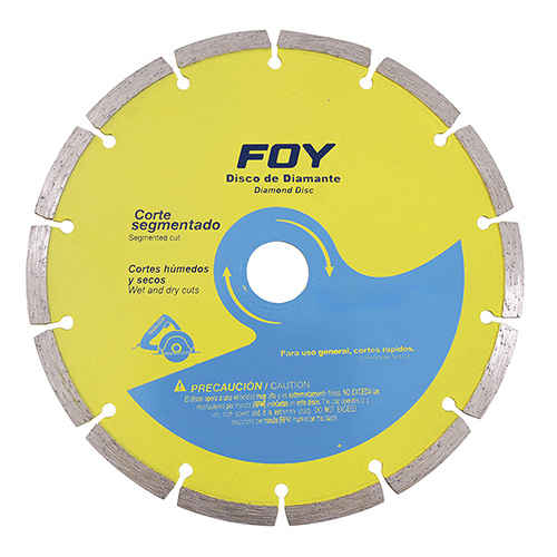 [FOY-143511] DISCO DE DIAMANTE SEGMENTADO, 4-1/2"