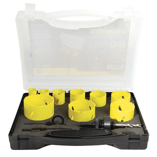 [SUR-120757] JUEGO DE CORTACIRCULOS BIMETALICOS, 13 PIEZAS