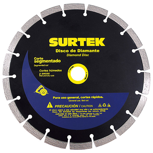 [SUR-123463] DISCO DE DIAMANTE SEGMENTADO, 5"