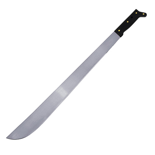 [SUR-130499] MACHETE TROQUELADO CON MANGO NEGRO RECTO 16"