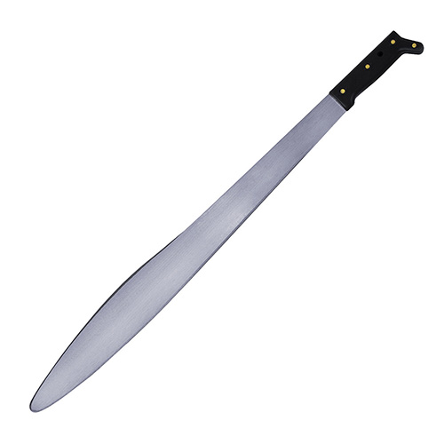 [SUR-130512] MACHETE TROQUELADO CON MANGO NEGRO ACAPULQUEÑO 27"
