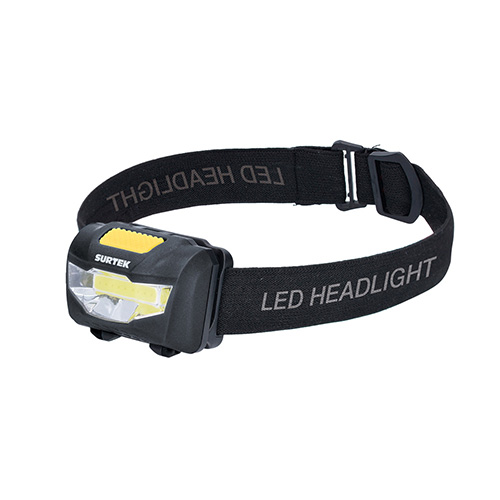 [SUR-135906] LINTERNA DE LED PARA CABEZA A BATERIAS 3 PILAS "AAA" DE 120 LM