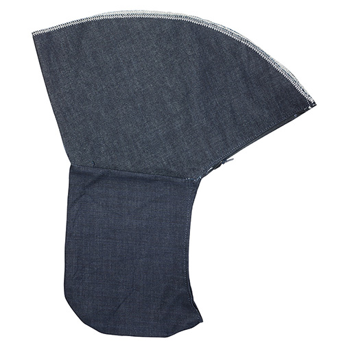 [SUR-137657] CAPUCHA DE MEZCLILLA PARA SOLDAR 50 X 16 CM