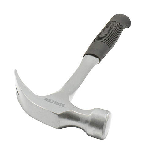 [SUR-420X] MARTILLO DE UÑA CURVA FORJADA EN UNA PIEZA CON MANGO DE NEOPRENO DE 13", 20 OZ