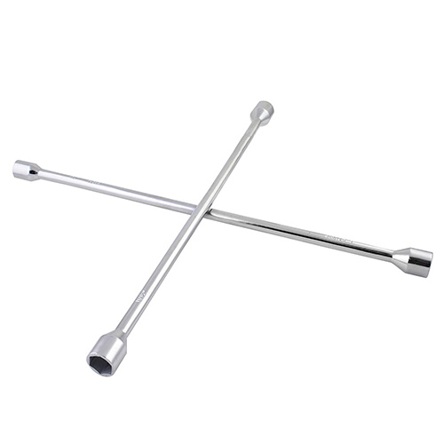 [SUR-7650L] LLAVE DE CRUZ CROMADA PARA MINIBUS Y CAMIONETA DOBLE RODADO 26"
