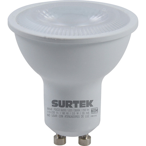 [SUR-FGD3] LAMPARA DE LED TIPO GU10, 3.5 W LUZ DE DIA