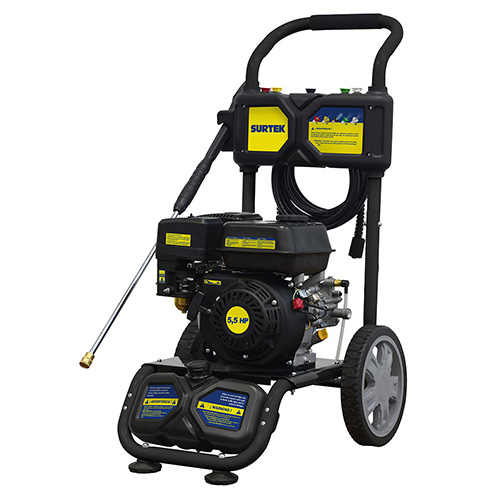 [SUR-HG755] HIDROLAVADORA A GASOLINA 5.5 HP 2900 PSI, 7.2 LT POR MINUTO FLUJO MAXIMO