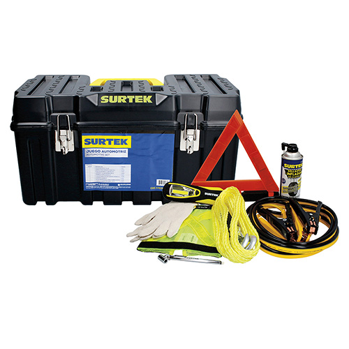 [SUR-JA9] JUEGO COMBINADO DE HERRAMIENTA AUTOMOTRIZ CON CAJA PLASTICA CPS20, 9 PIEZAS