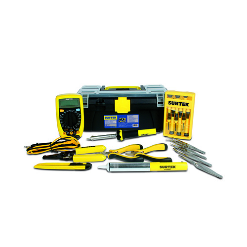 [SUR-JEL18] JUEGO COMBINADO DE HERRAMIENTA PARA ELECTRICISTA, 18 PIEZAS