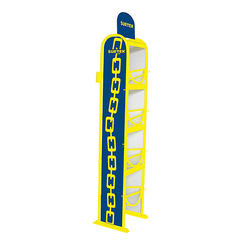 [SUR-RCAD4] EXHIBIDOR DE PISO PARA CADENAS 45 X 40 X 202 CM