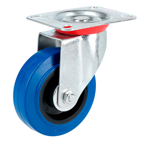 [SUR-RGO12G] RODAJA DE GOMA ELASTICA GIRATORIA AZUL 5"