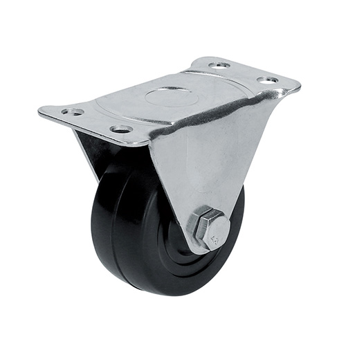 [SUR-RH10F] RODAJA DE HULE FIJA 4"