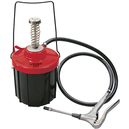 [URR-23620] INYECTOR DE GRASA CON CUBETA DE ALTA PRESION ALTO VOLUMEN DE 5 KG, 10,000 PSI