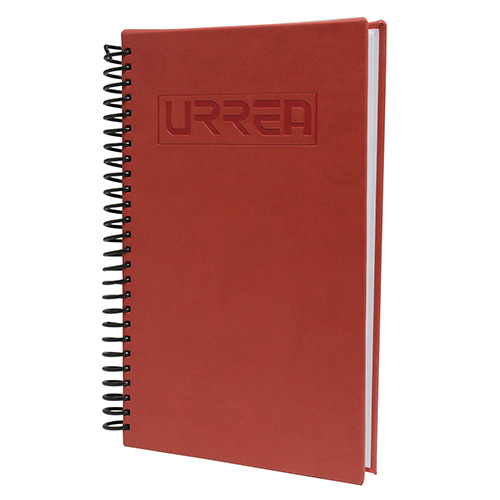 [URR-CUAD100] CUADERNO DE RAYA CON PASTA DURA DE VINIL, 100 HOJAS