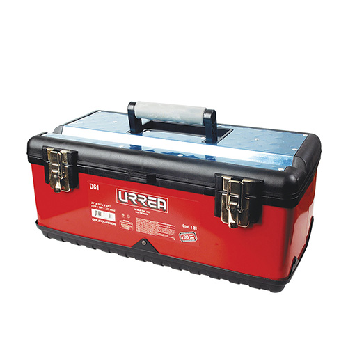 [URR-D61] CAJA PORTAHERRAMIENTAS METALICA-PLASTICA 20" X 11" X 8"