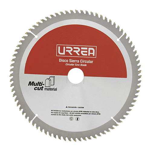 [URR-DSA1280] DISCO PARA SIERRA CIRCULAR PARA CORTE MULTI-MATERIAL 80 DIENTES, 12"